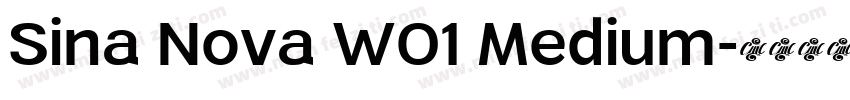 Sina Nova W01 Medium字体转换